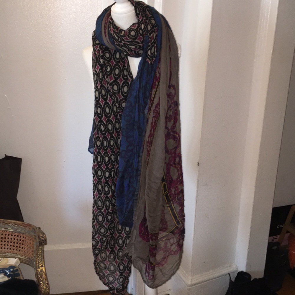 Zara patterned scarf - Picture 4 of 8